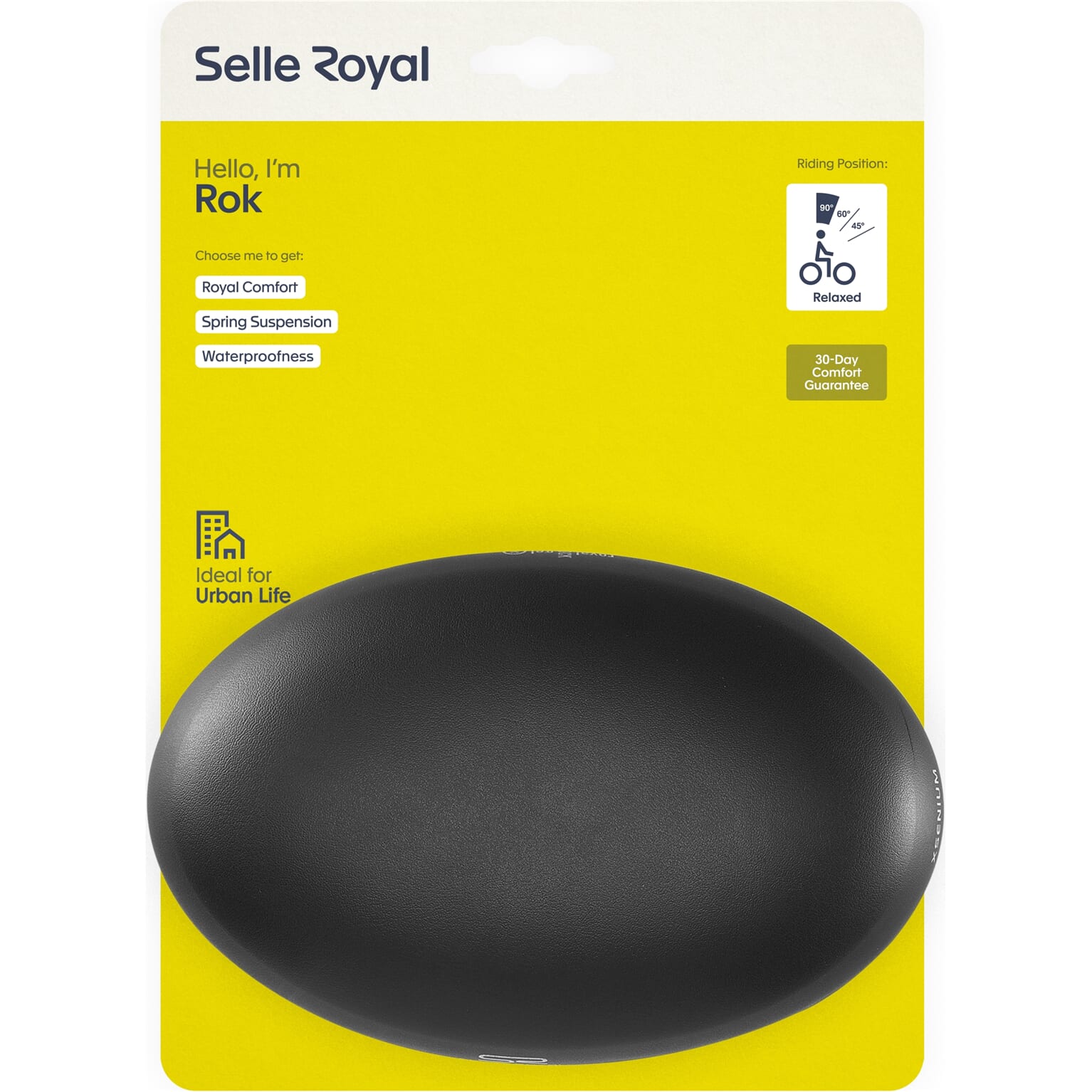 Selle Royal zadel Rok 8244 unisex zwart