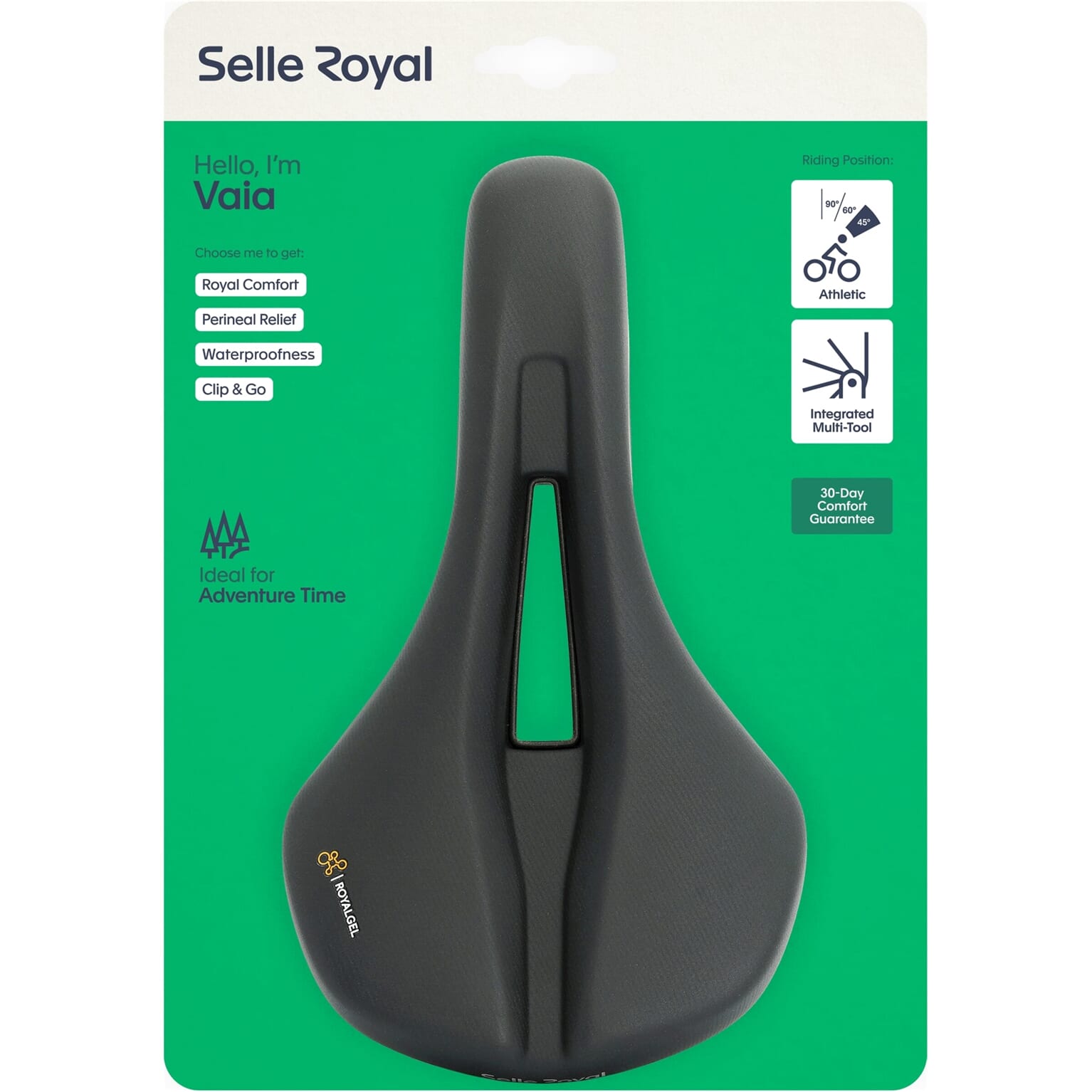 Selle Royal zadel Vaia Athletic zwart