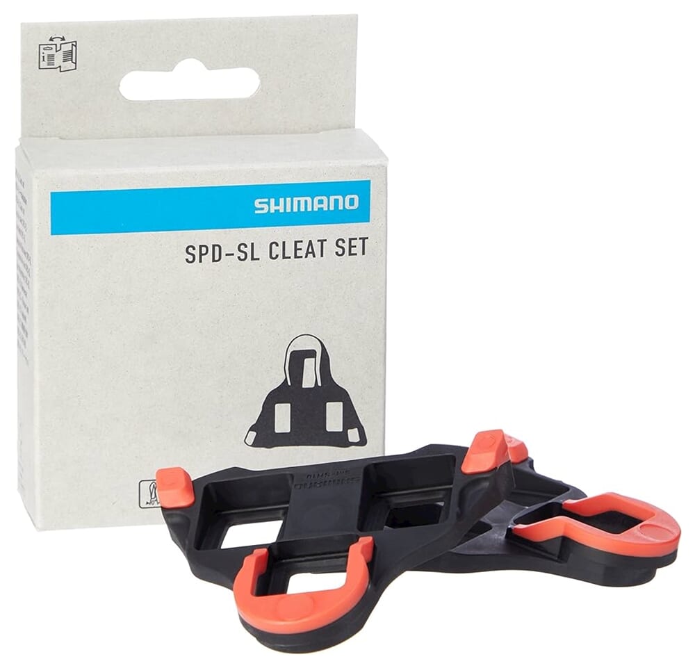 Shimano schoenplaatjes SM-SH10 SPD-SL rood