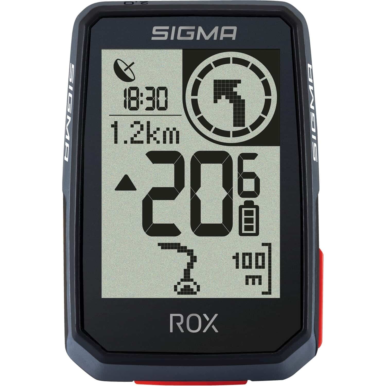 Sigma fietscomputer ROX 2.0 Endurance black