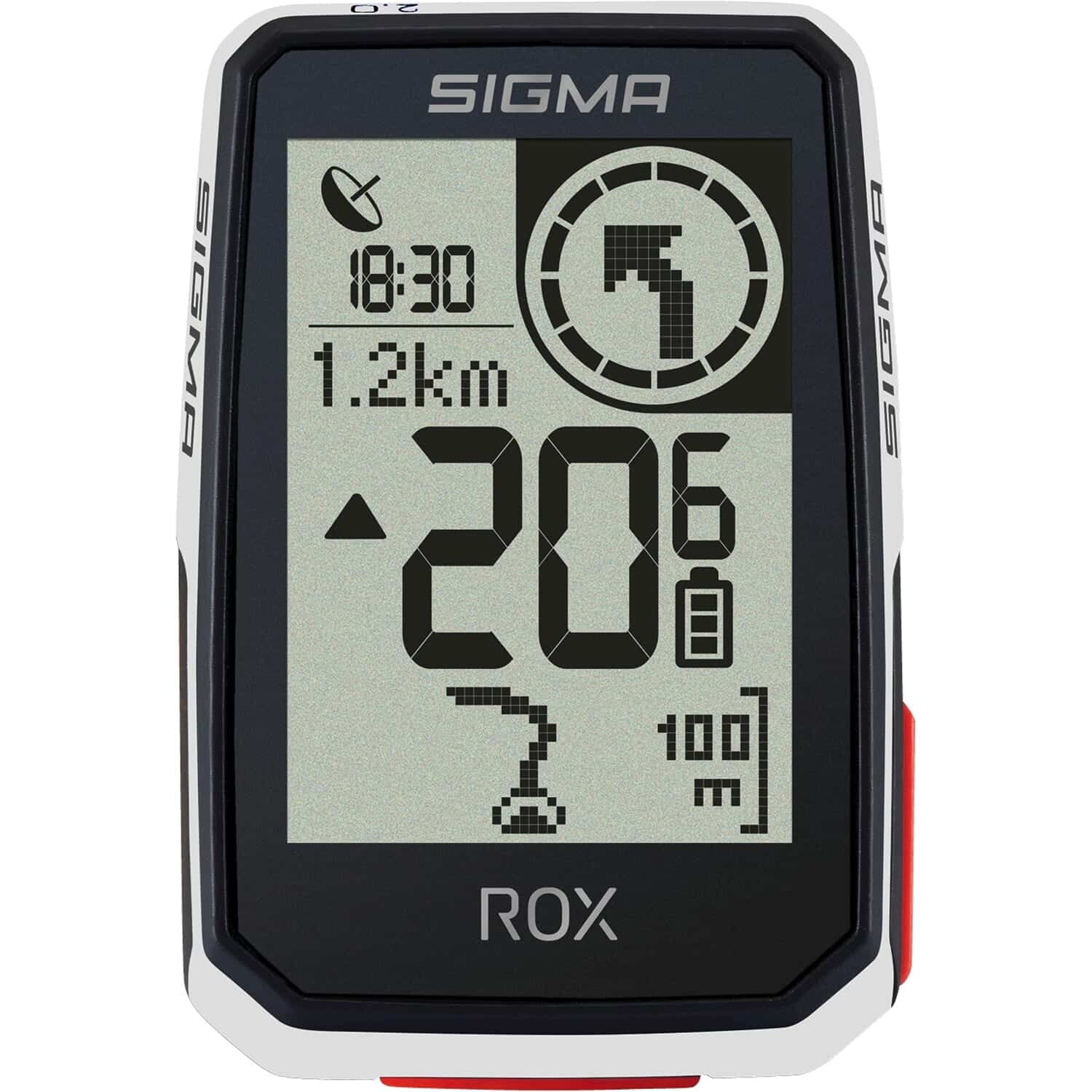Sigma fietscomputer ROX 2.0 Endurance white