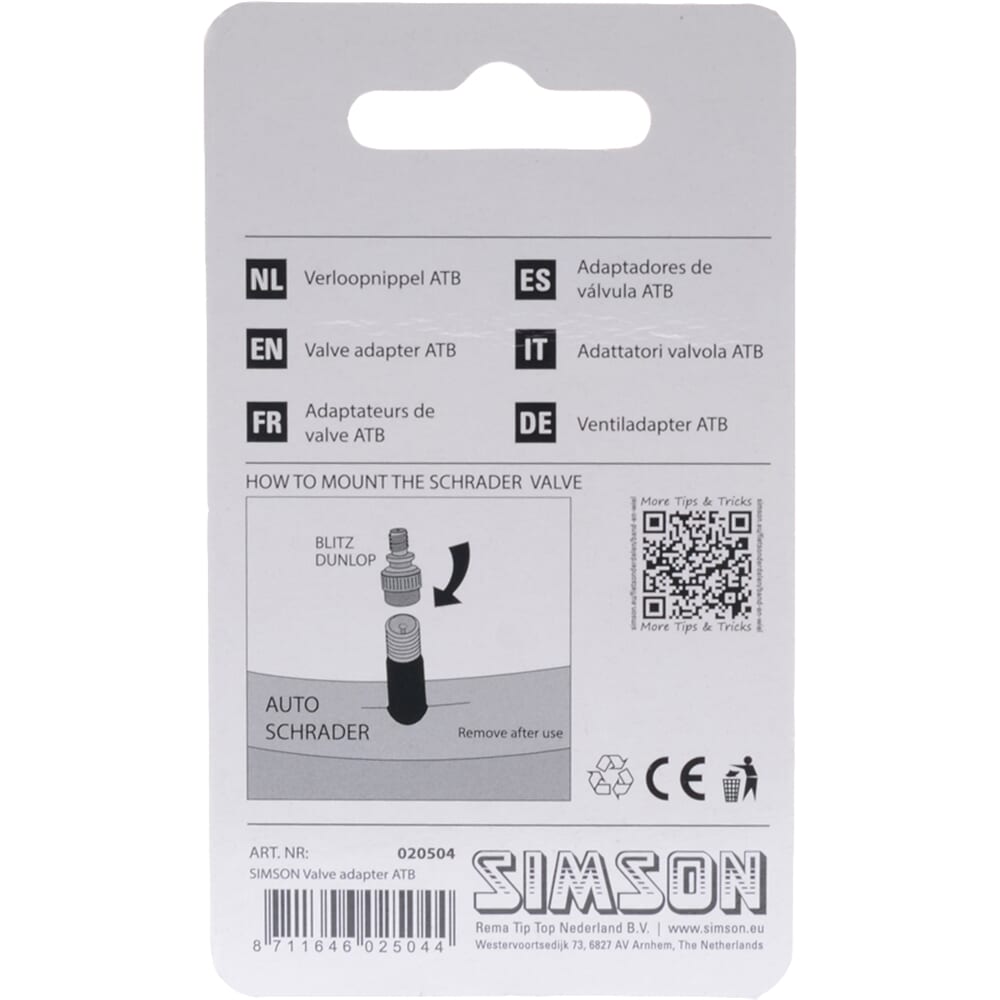 Simson verloopnippels ATB