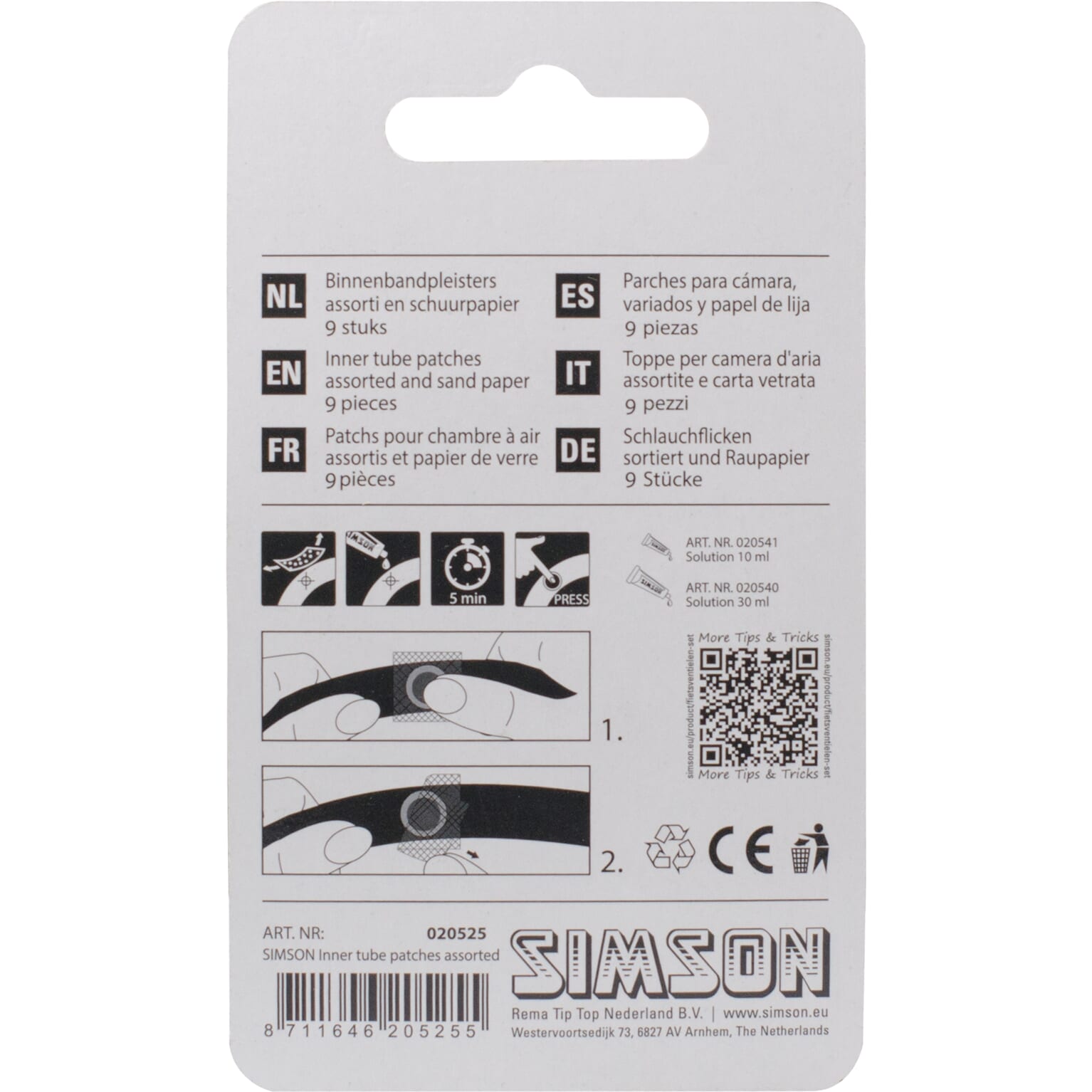 Simson plakkers assorti (9)