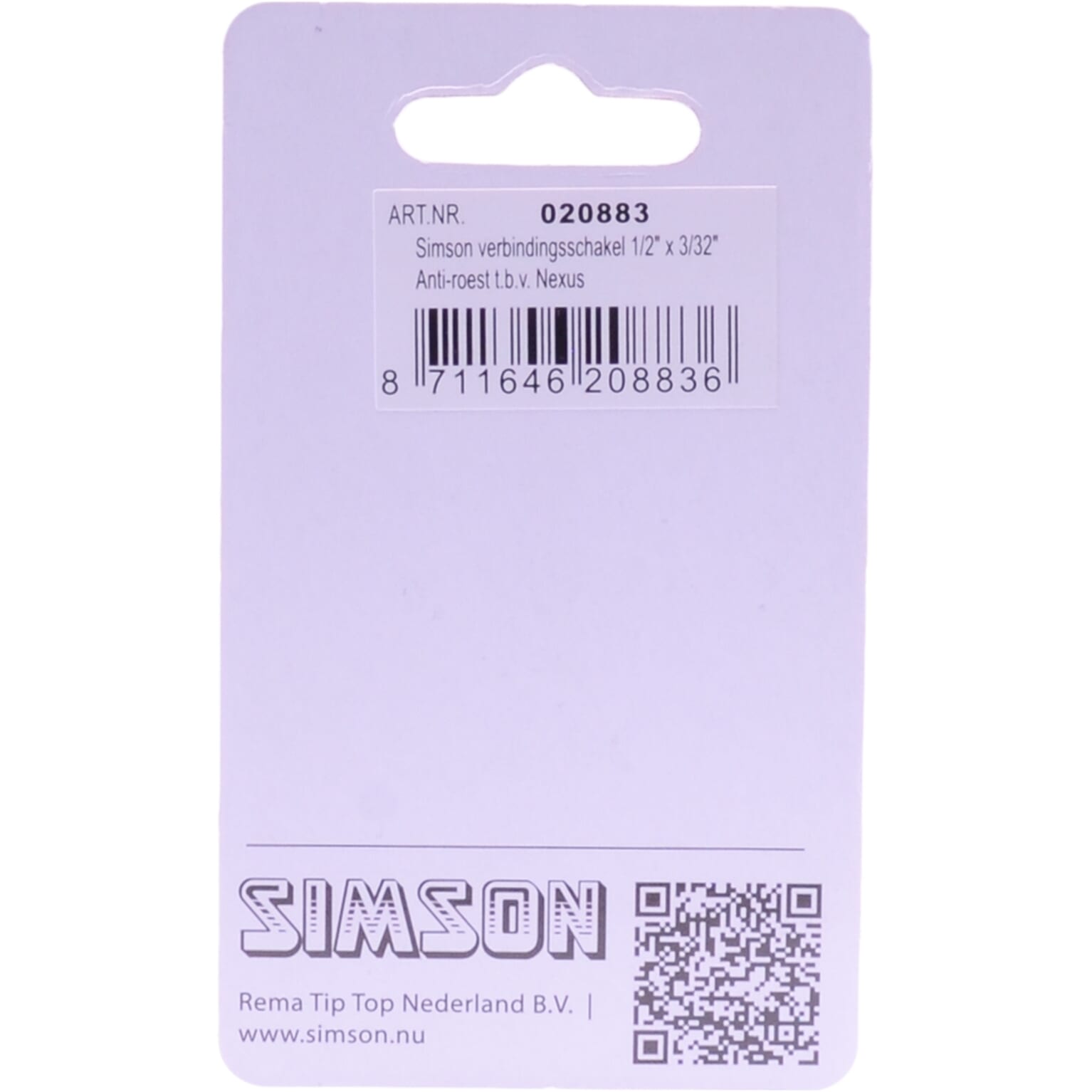 Simson kett schakel 3/32 Nexus