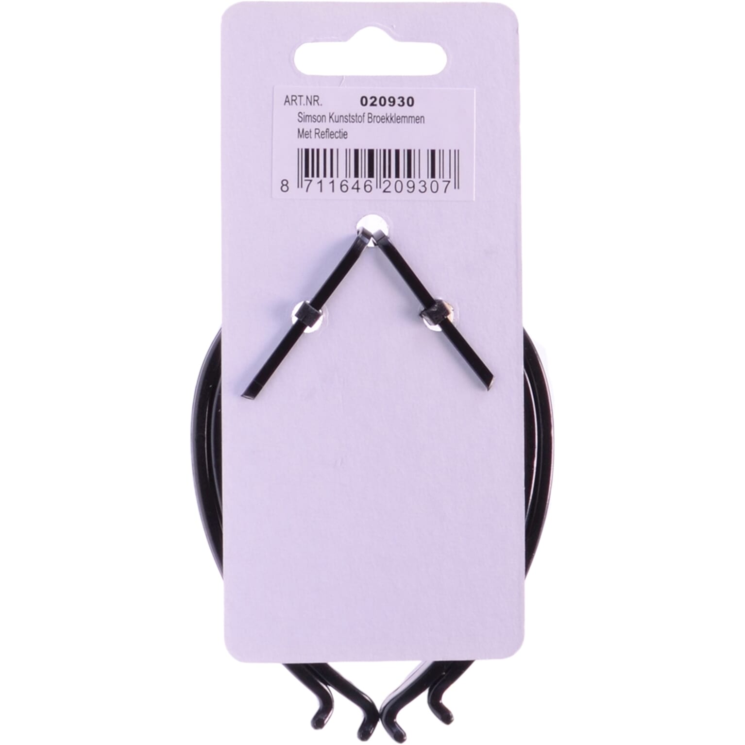 Simson broekklem pvc m/reflectie