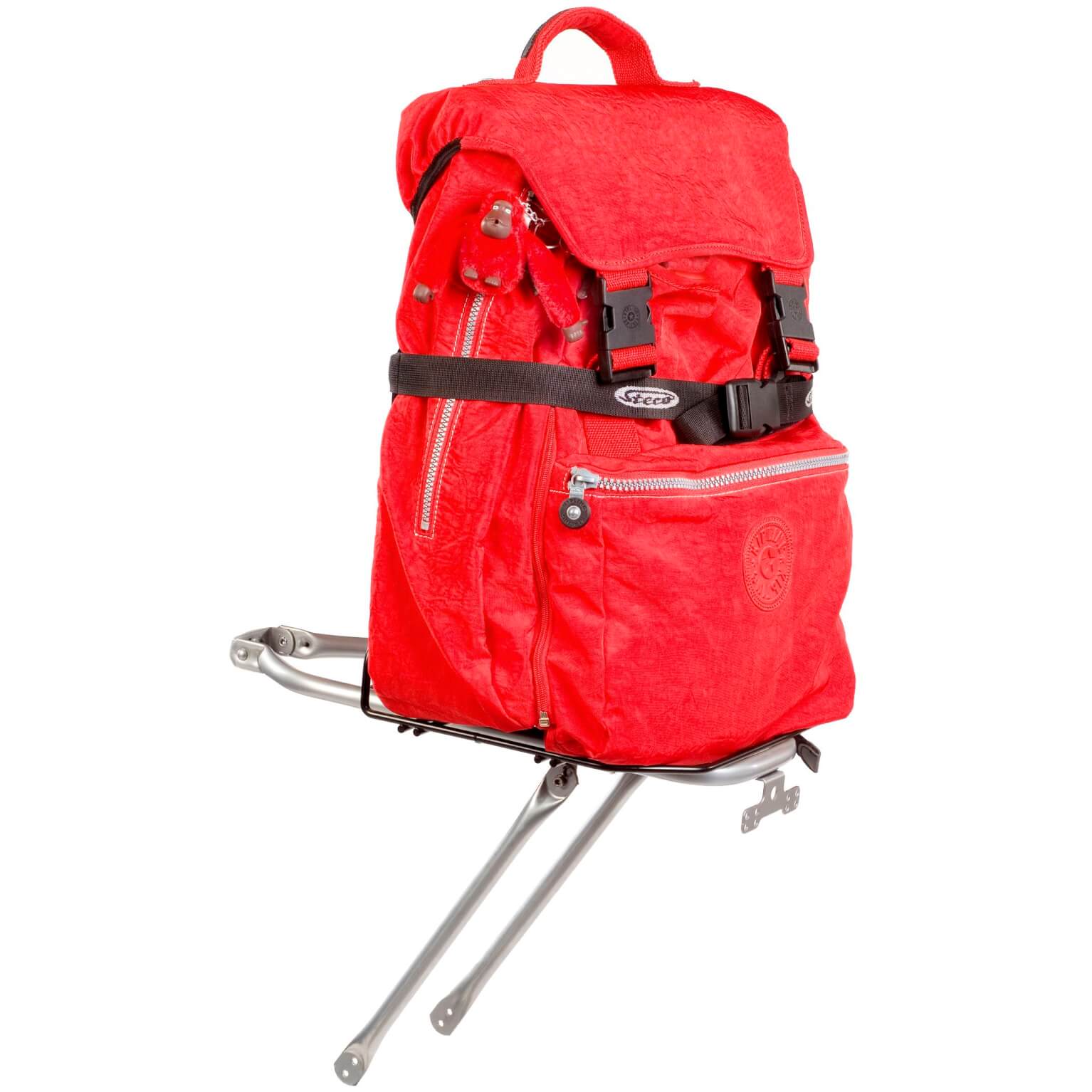 Steco Monkey-Mee Tasdrager Staal - Bagagedrager verbreder - Zwart - 31cm breed