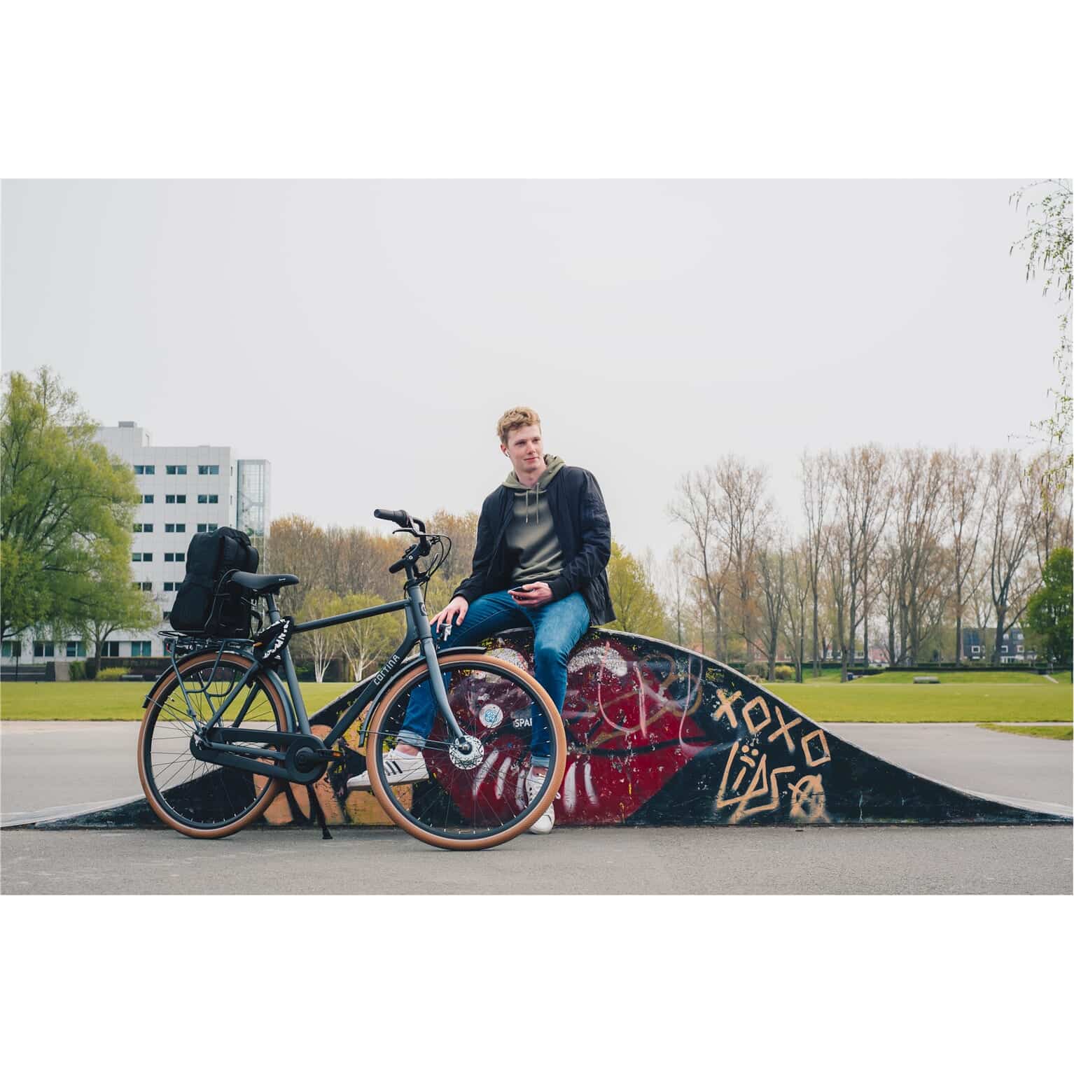 Steco Monkey-Mee Tasdrager Staal - Bagagedrager verbreder - Zwart - 31cm breed