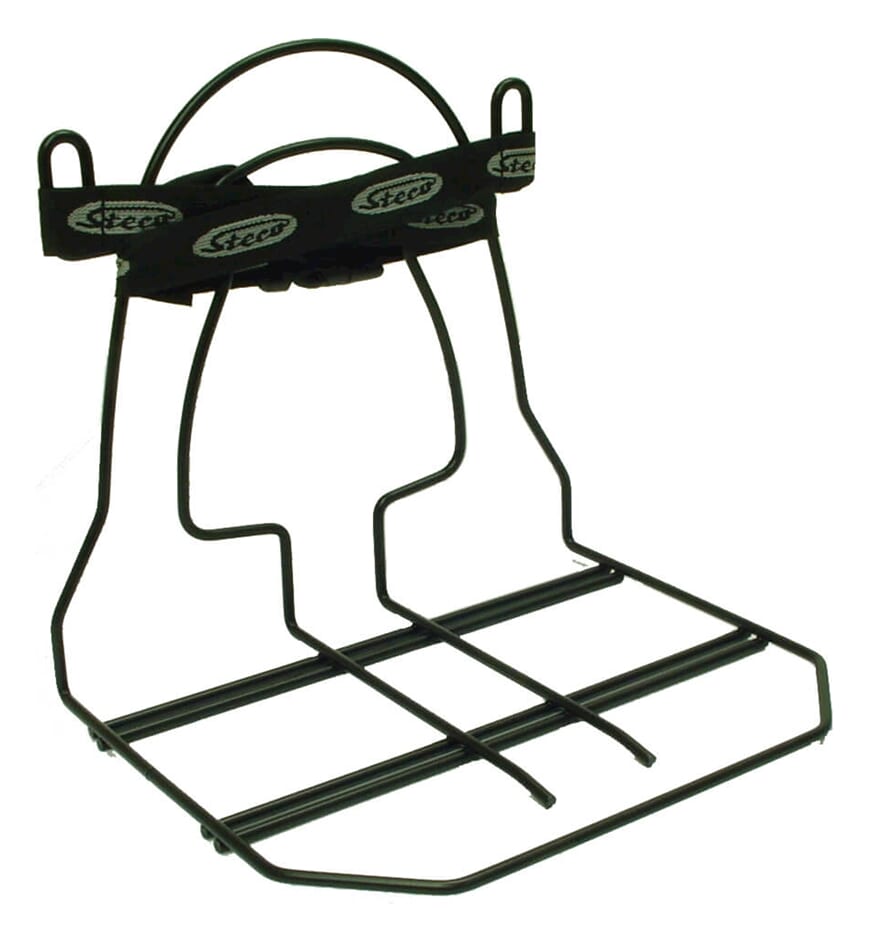 Steco Monkey-Mee Tasdrager Staal - Bagagedrager verbreder - Zwart - 31cm breed