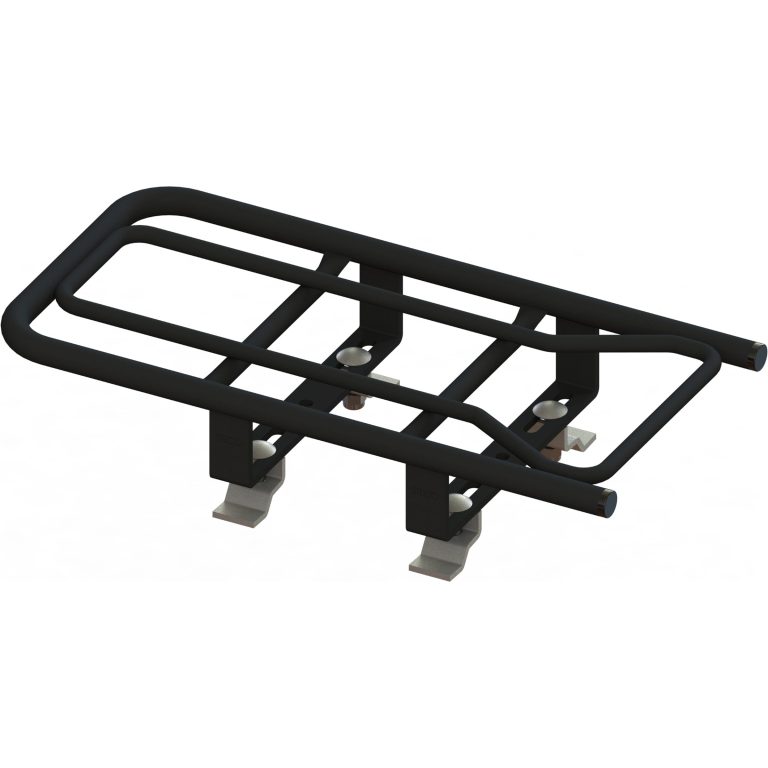 Steco universele opzetdrager mat zwart