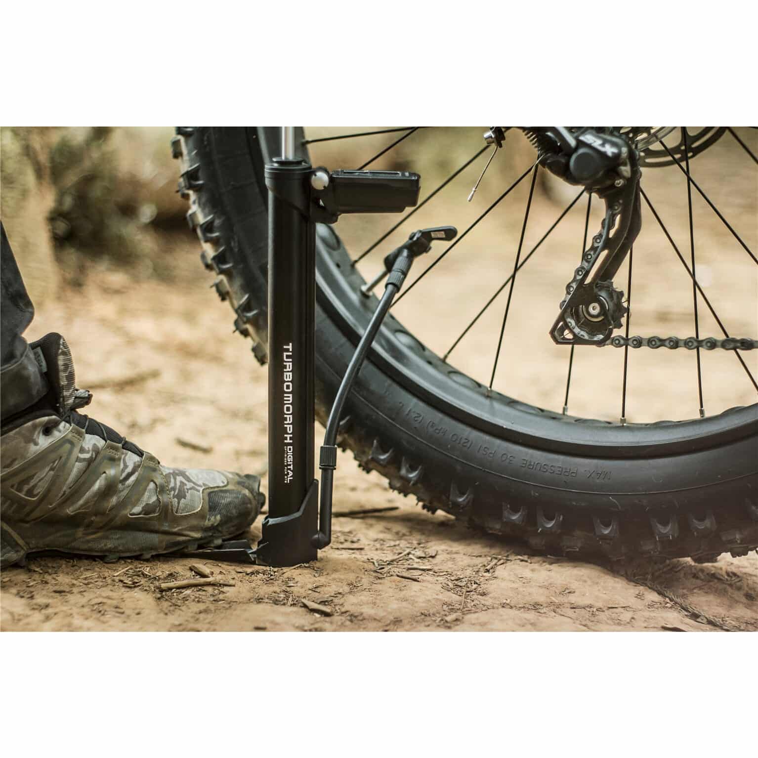 Topeak minipomp Turbo Morph Digital