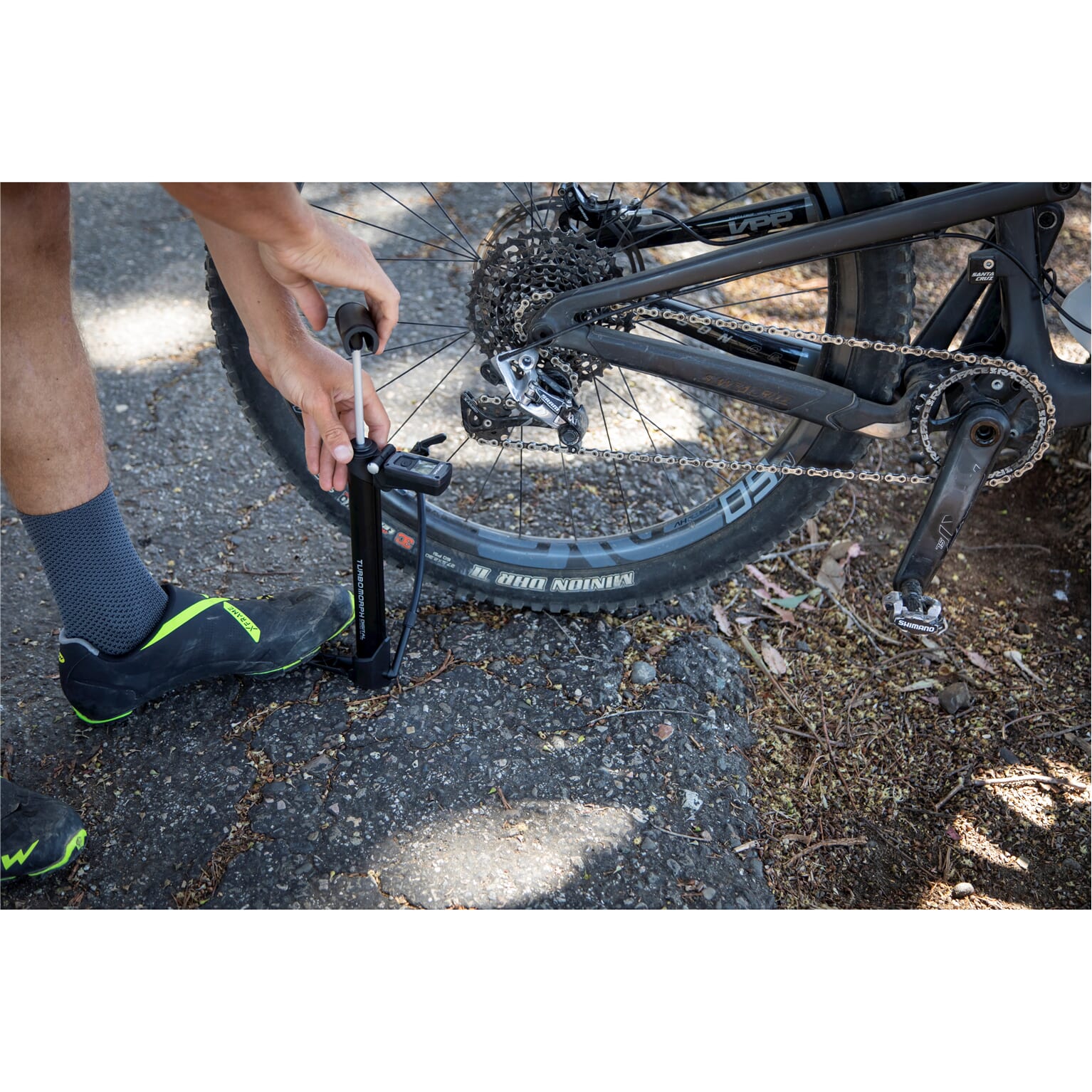 Topeak minipomp Turbo Morph Digital