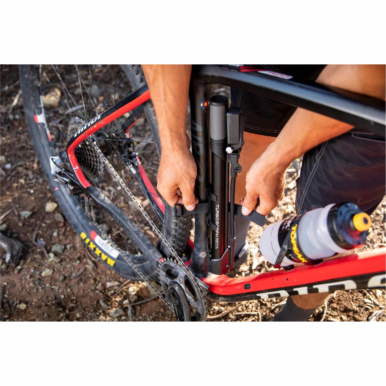 Topeak minipomp Turbo Morph Digital