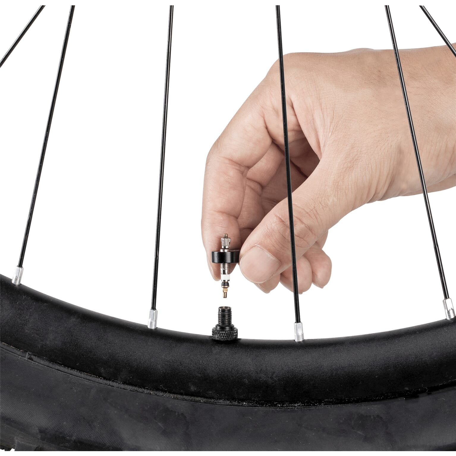 Topeak ventiel verlenger set Frans 28mm