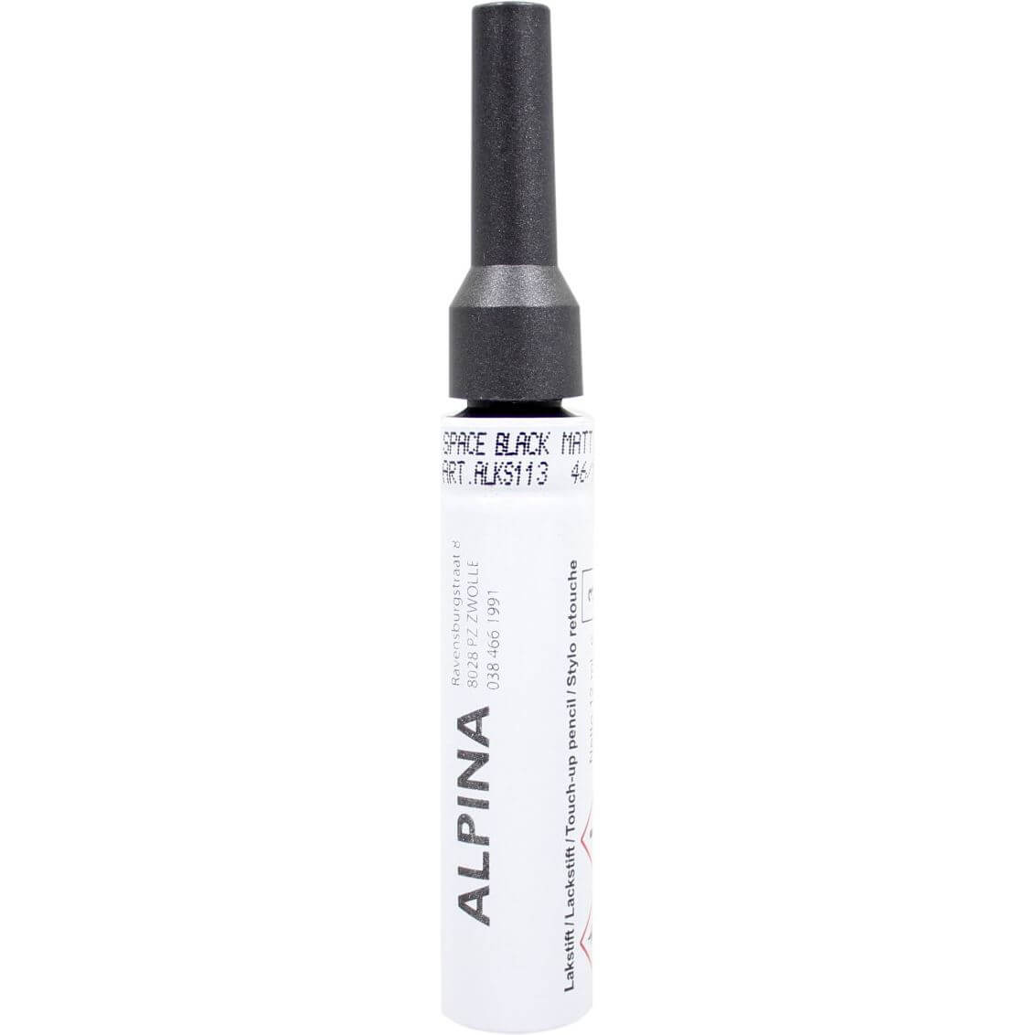 Alpina lakstift Space zwart PMS432 Matt