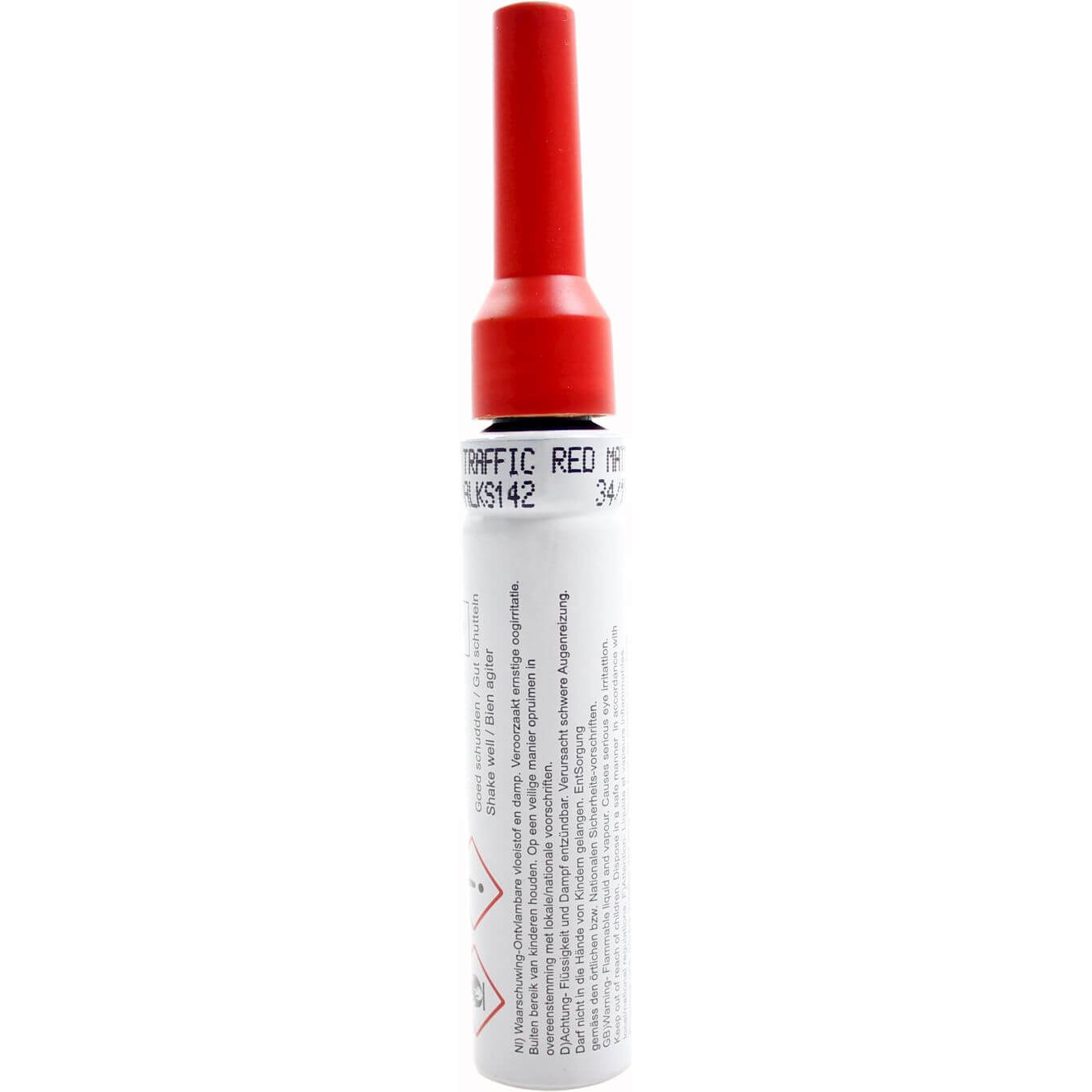 Alpina lakstift Traffic rood RAL3020 Matt