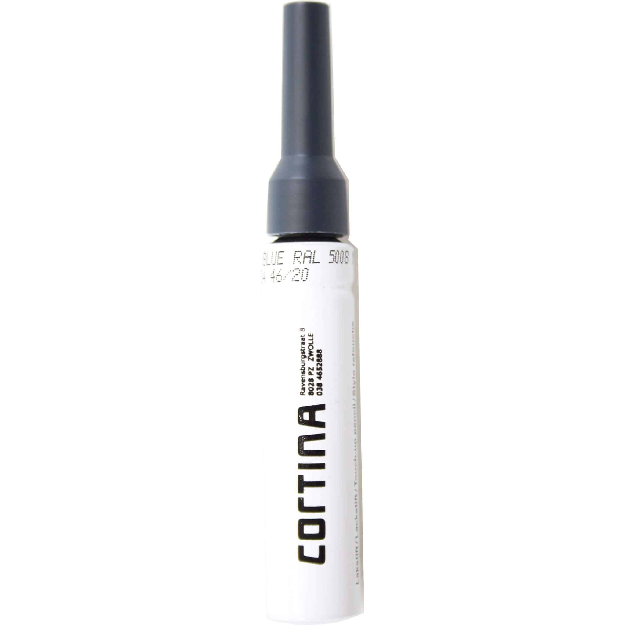 Cortina lakstift Denim blauw RAL 5008 Matt