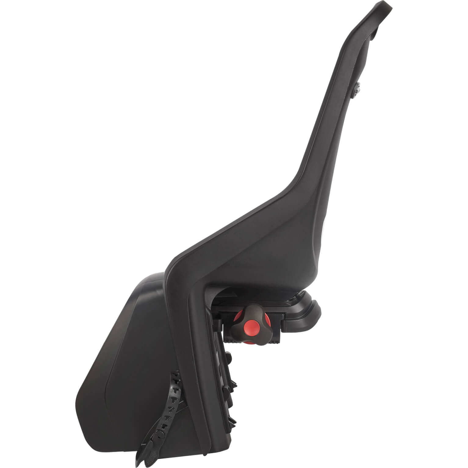 Polisport achterzitje Bubbly plus drager bevestiging zwart/donker grijs