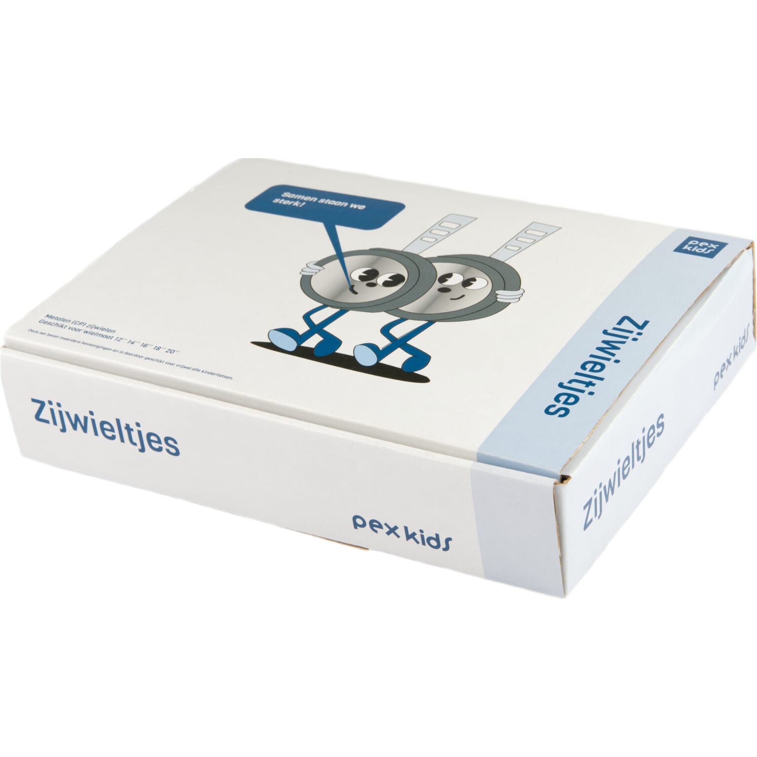 Pex Zijwieltjes neutraal m/hoeksteun