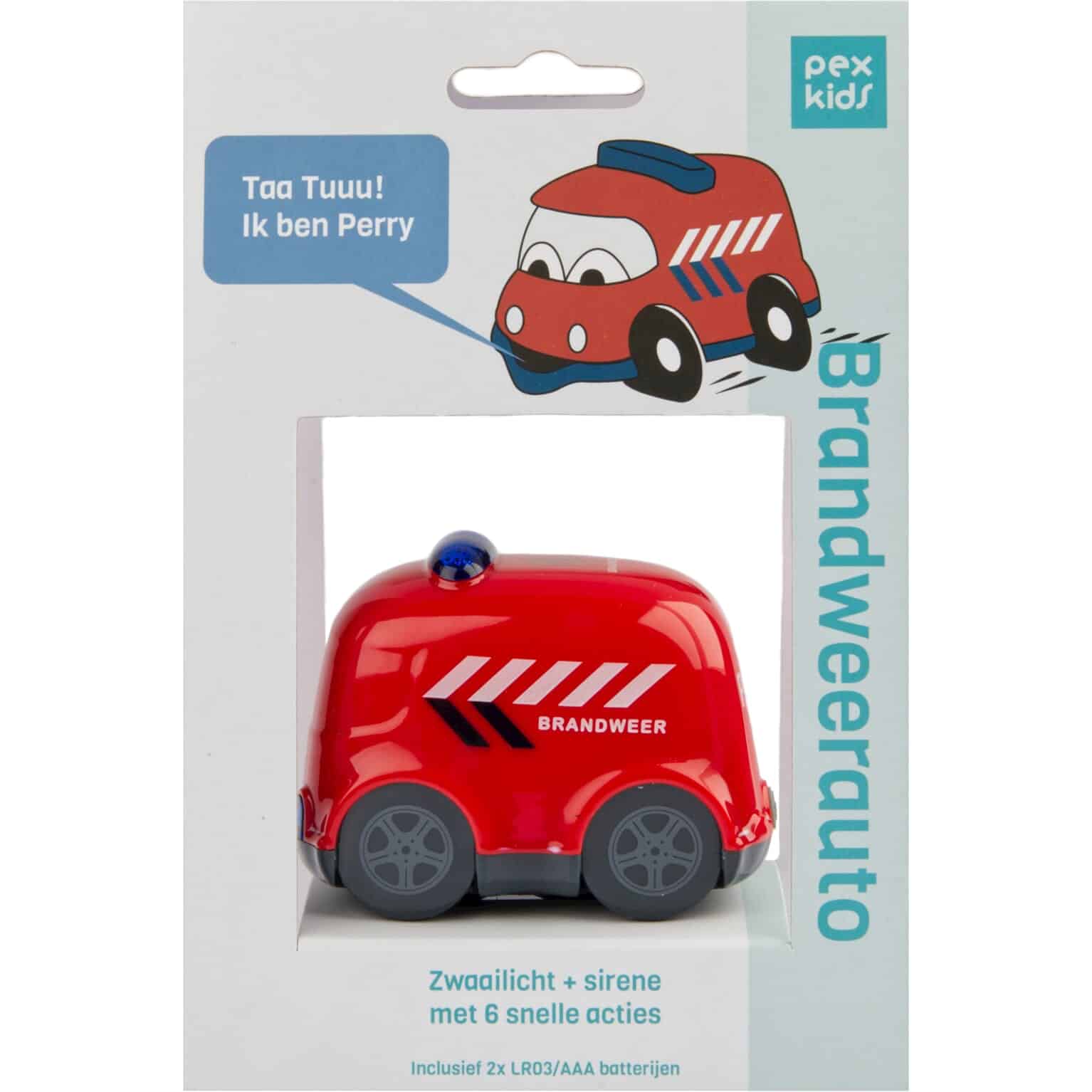 PexKids toeter brandweerauto Perry