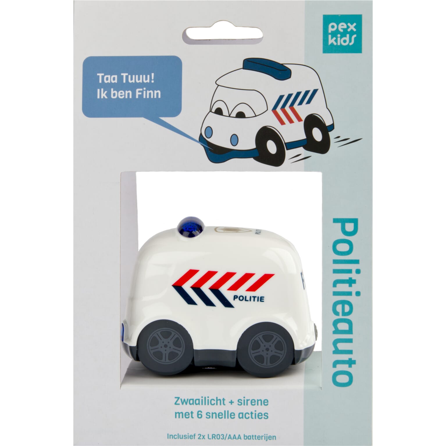 Pex toeter politieauto Finn