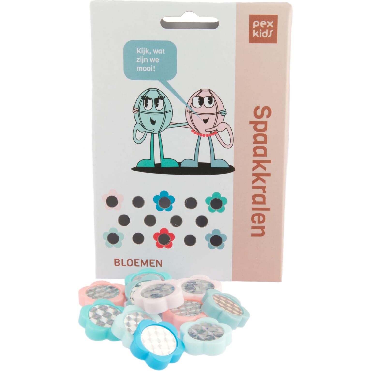 PexKids spaakkralen bloempjes (12)
