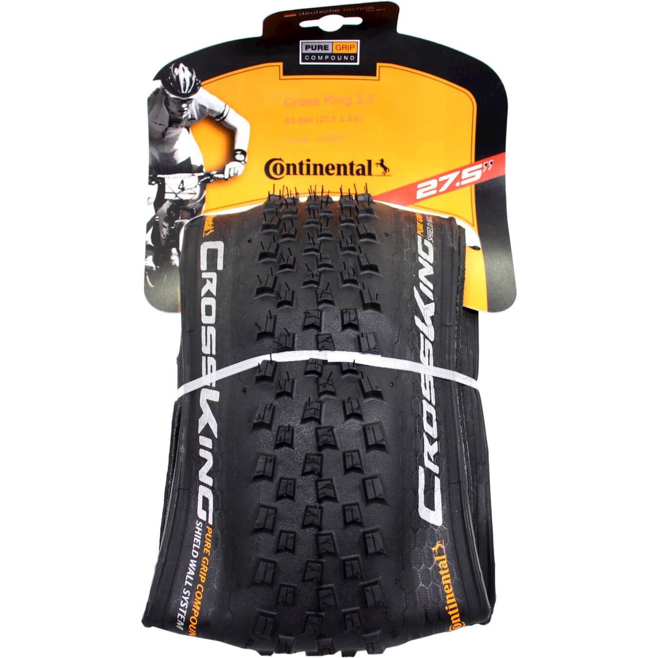 Conti buitenband 27.5x2.20 Cross King II zwart V