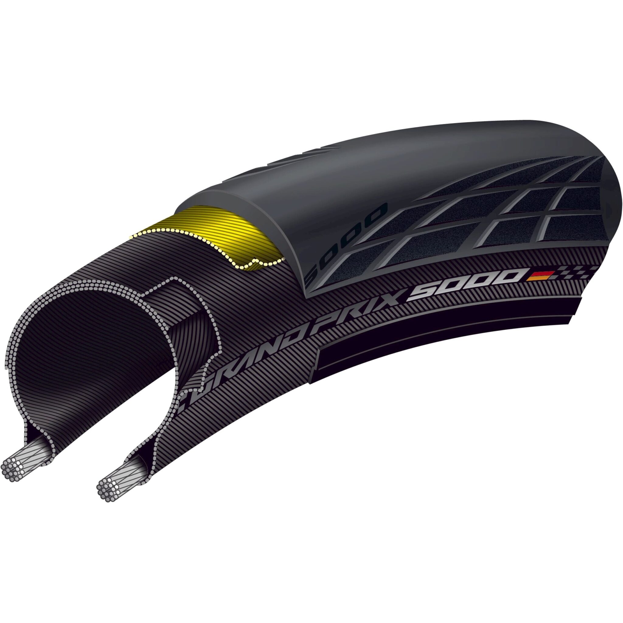 Continental buitenband GP 5000 700 x 30 zwart vouw