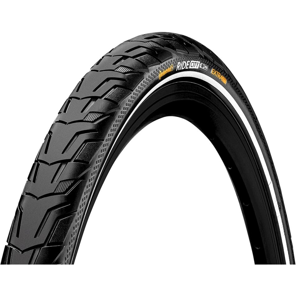 Continental Buitenband Ride City 28 x 1.60 (42-622) - Zwart - Reflectie