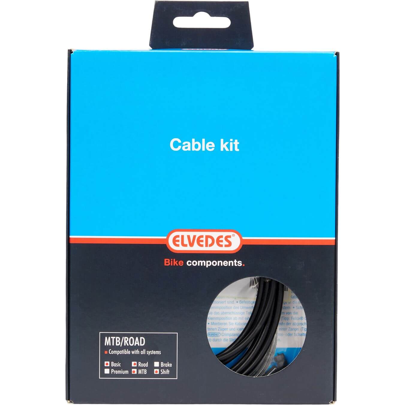 Elvedes versn kabel kit ATB/RACE zw