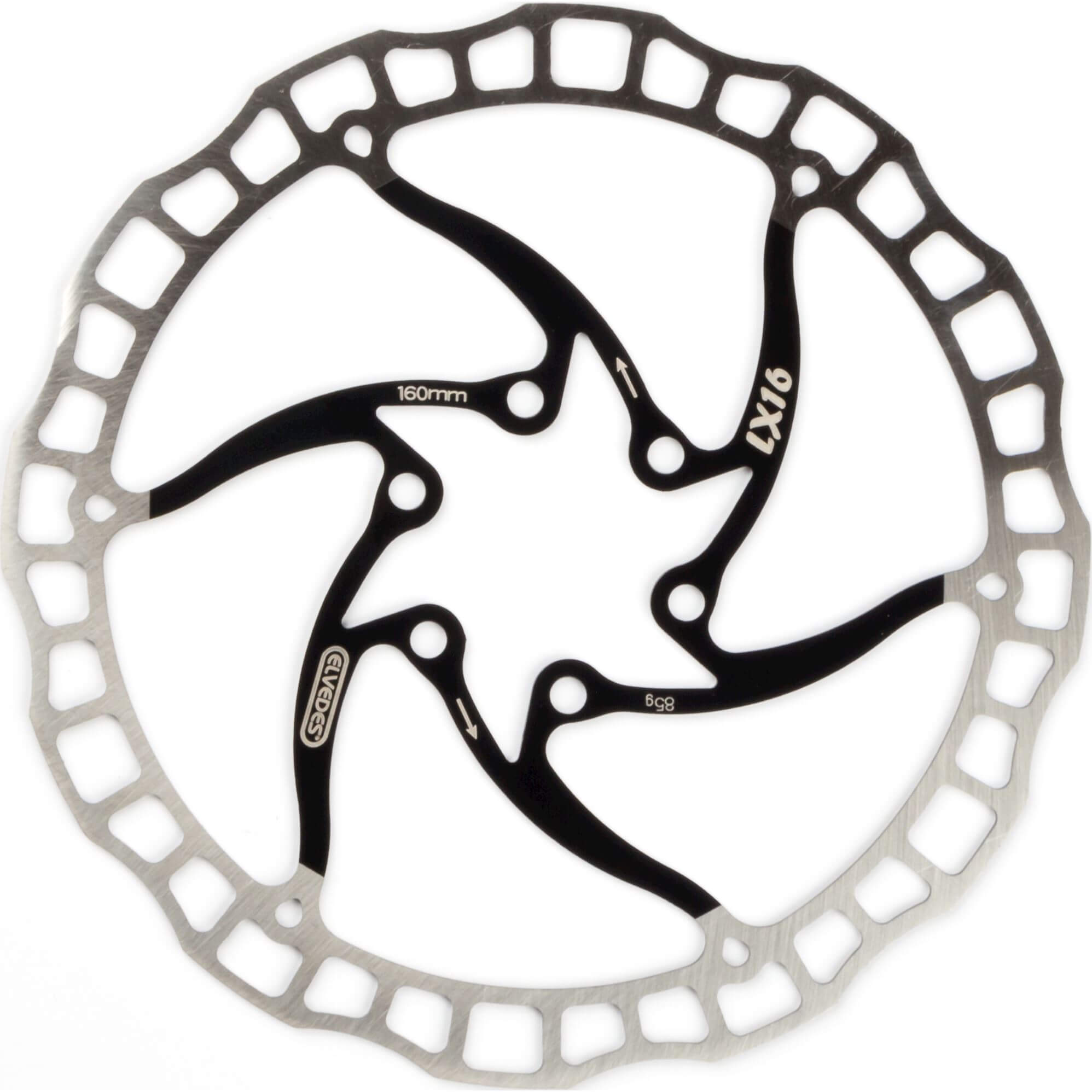 Elvedes remschijf One P 160mm zw