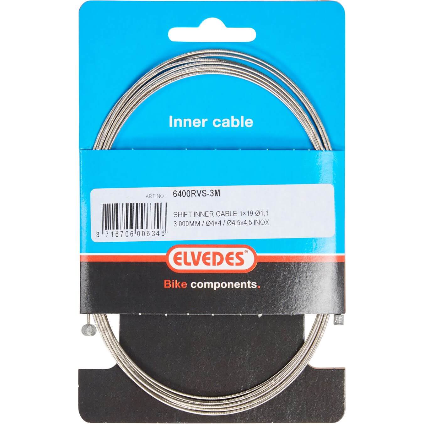 Elvedes bnkabel der Shim/SA 3m rvs