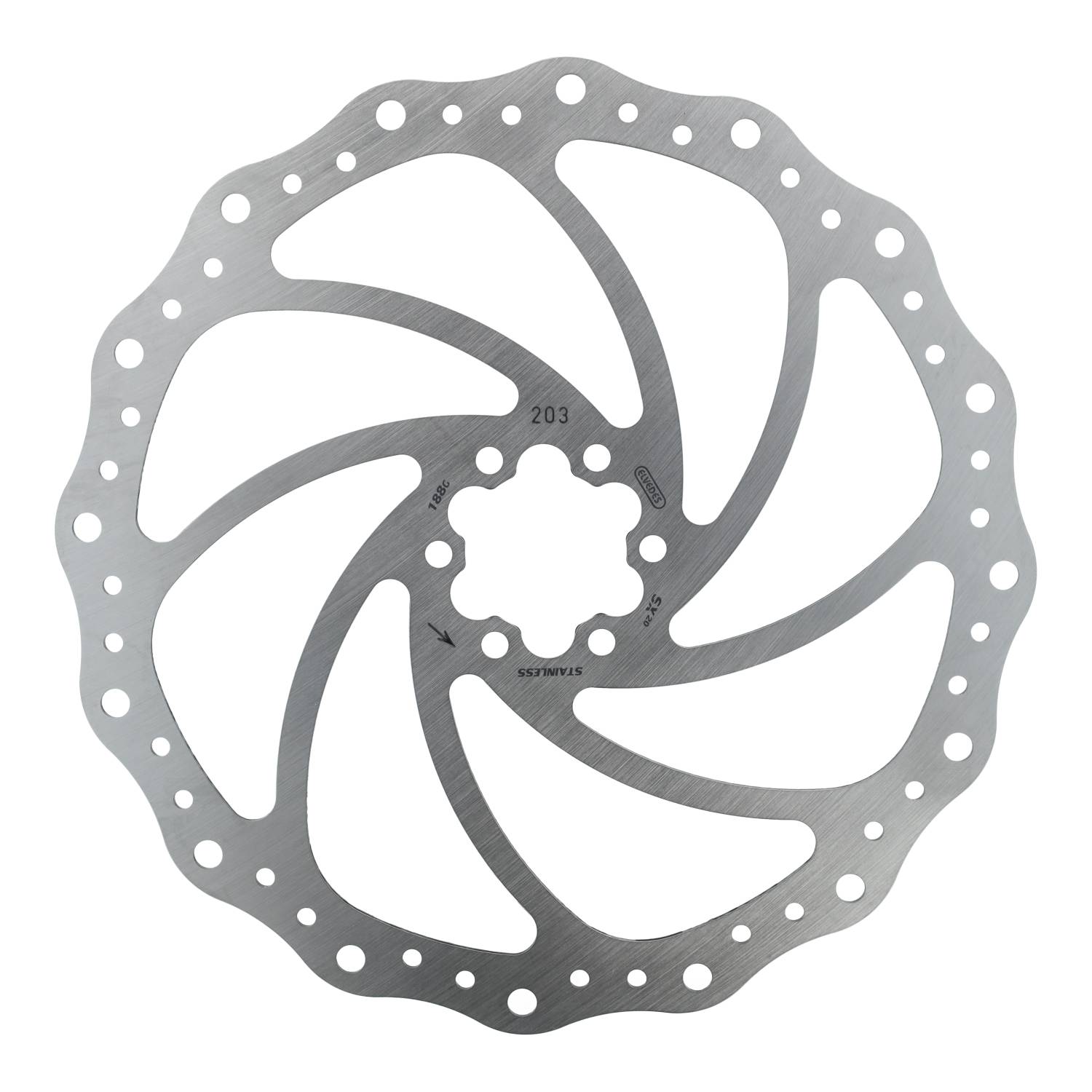 Elvedes remschijf 203mm