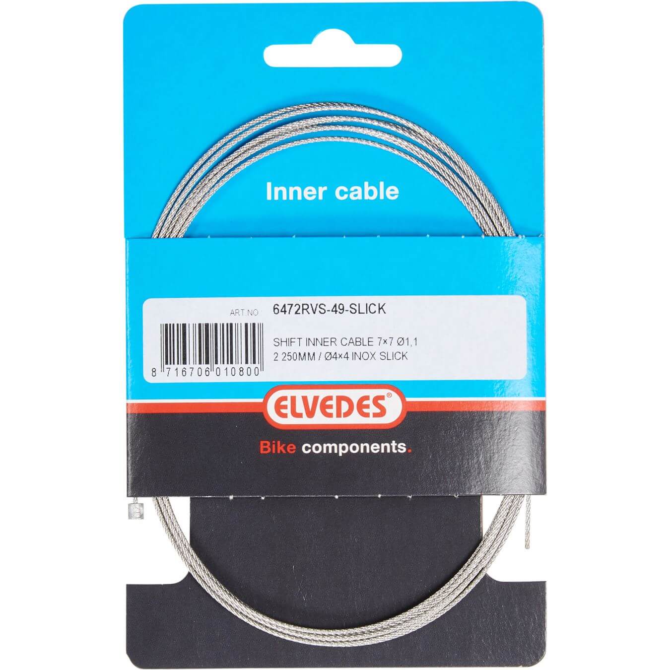 Elvedes bnkabel der 49dr Shim/Campa RVS Slick