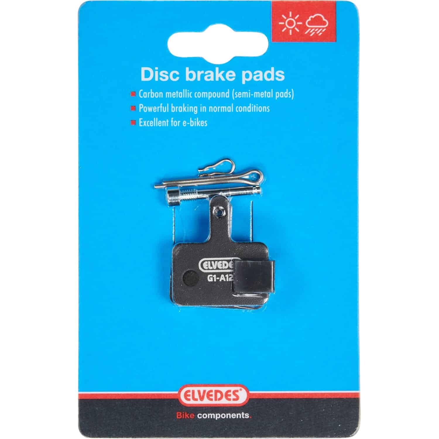 Elvedes schijfremblok metallic carbon Deore 525