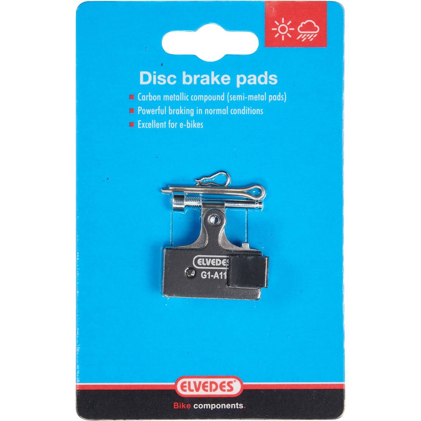 Elvedes schijfremblok metallic carbon BRM666/785