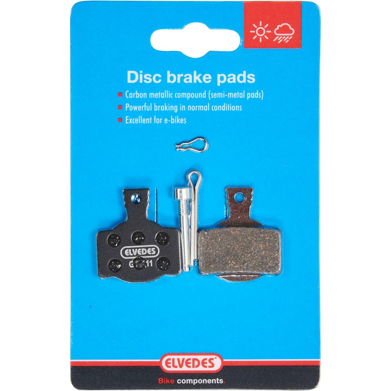 Elvedes schijfremblok metallic carbon Mag MT2/4/6