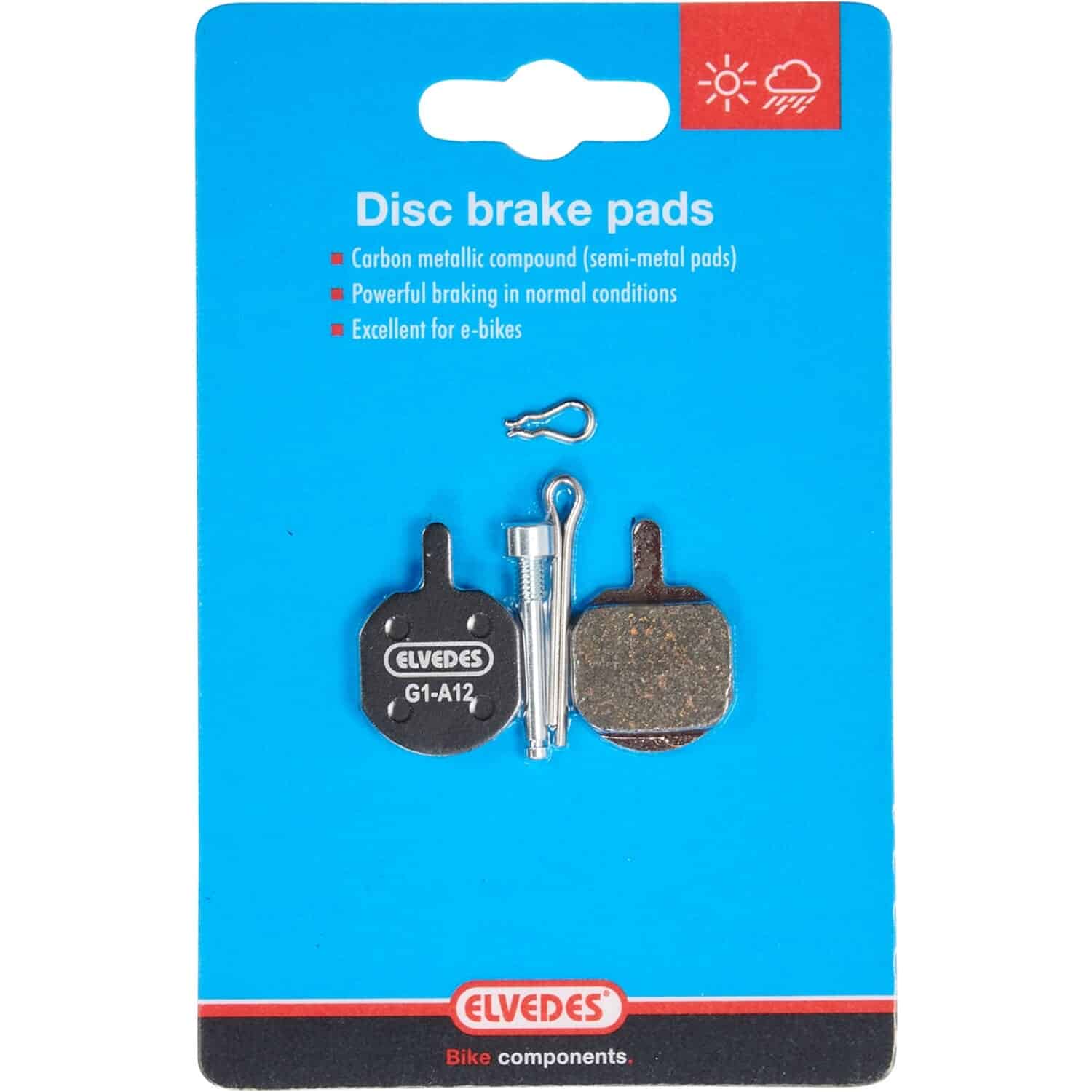 Elvedes schijfremblok Hayes Sole metallic carbon