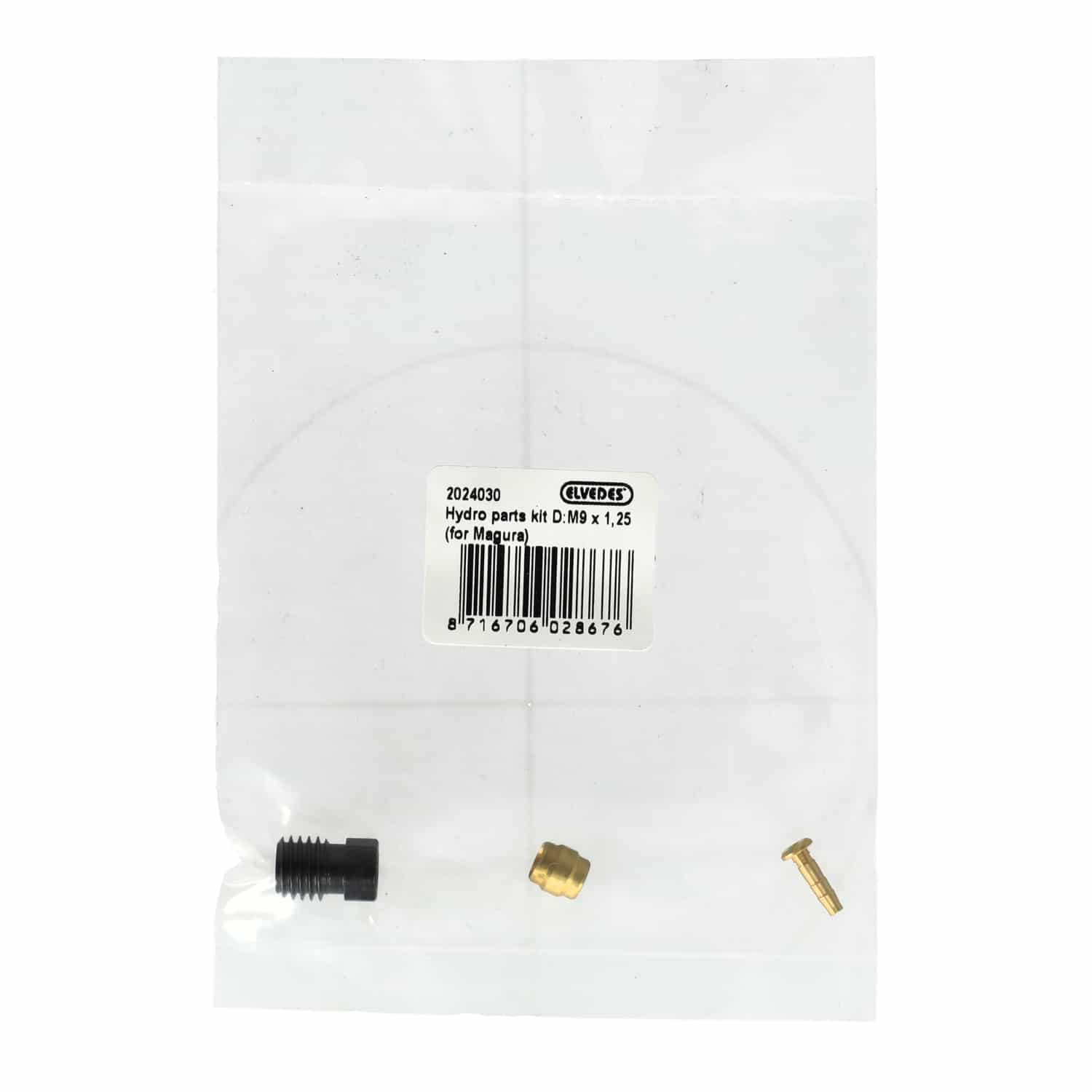 Elvedes hydro onderdelen kit D: M9x1,25 (voor Magura)