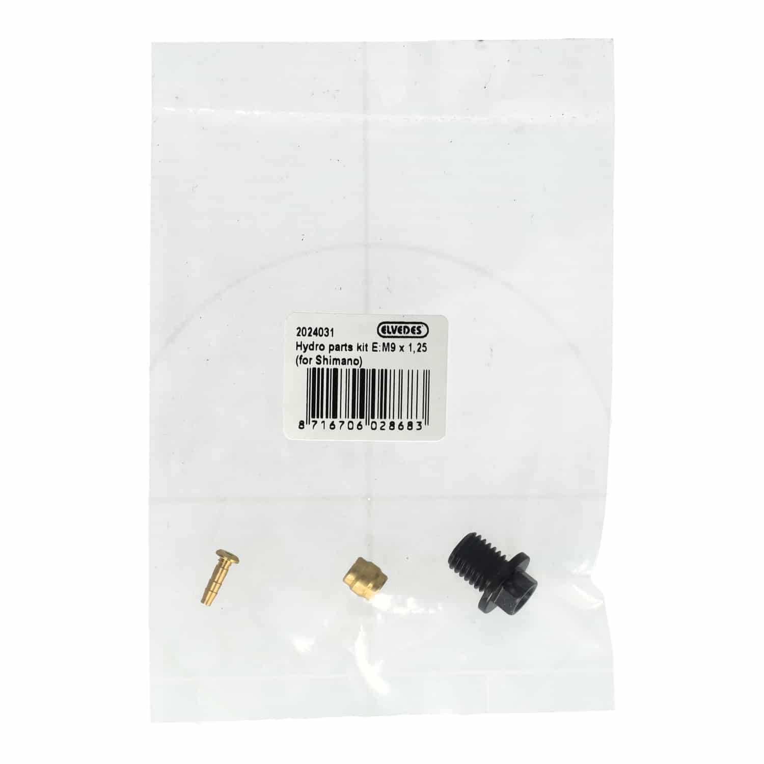 Elvedes hydro onderdelen kit E: M9x1,25 (voor Shimano)