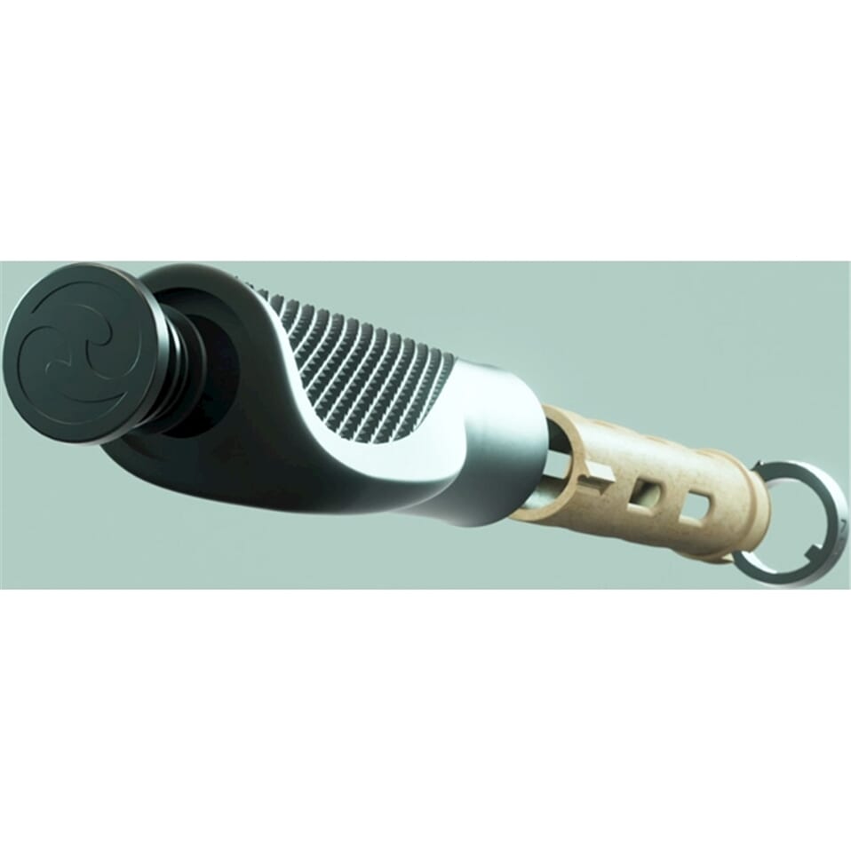 Herrmans Handvatten Nucore Grip Town Wave 90/130mm Zwart