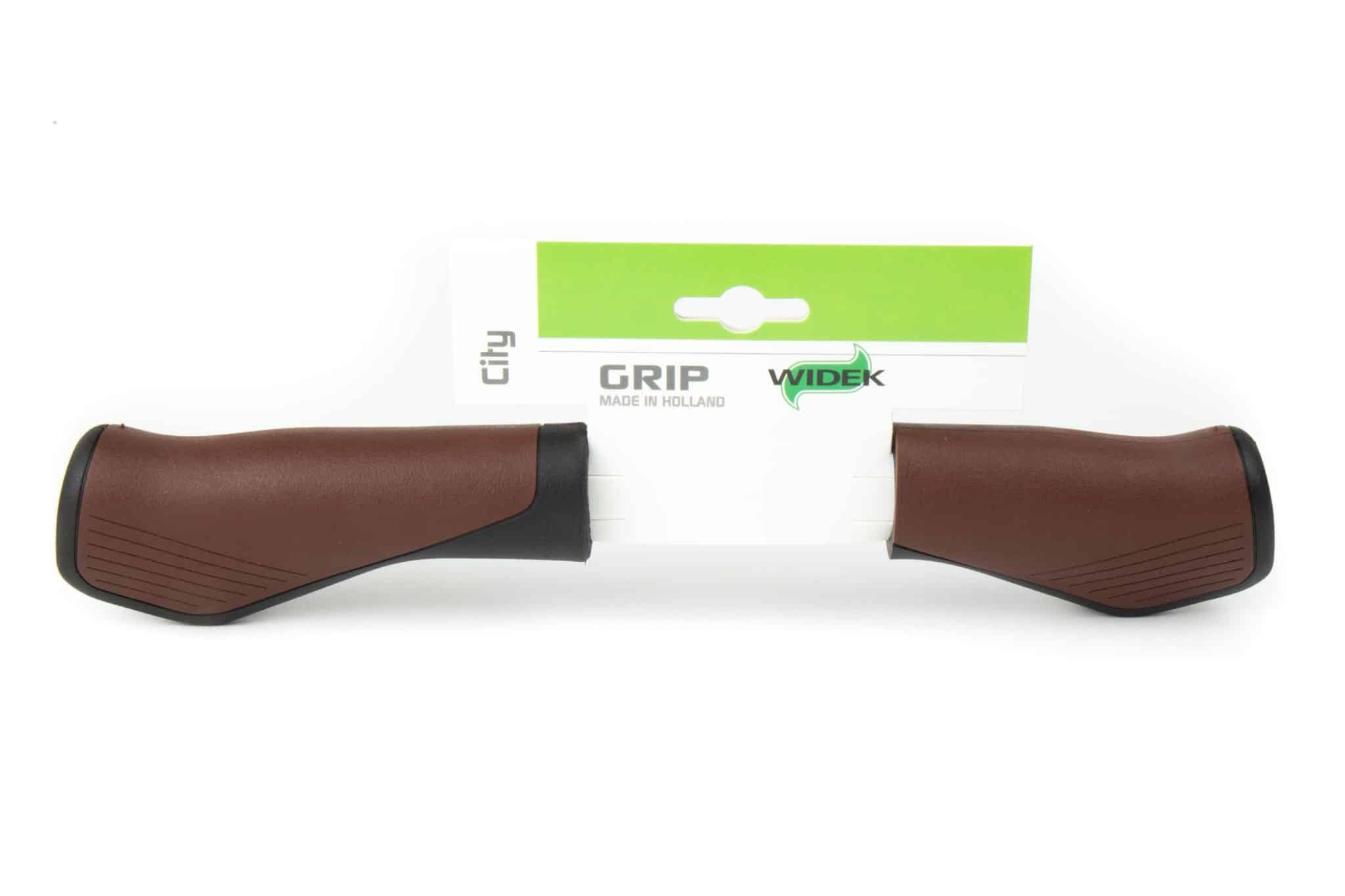 Widek Handvatten City Ergo 90/120mm Zwart/Bruin