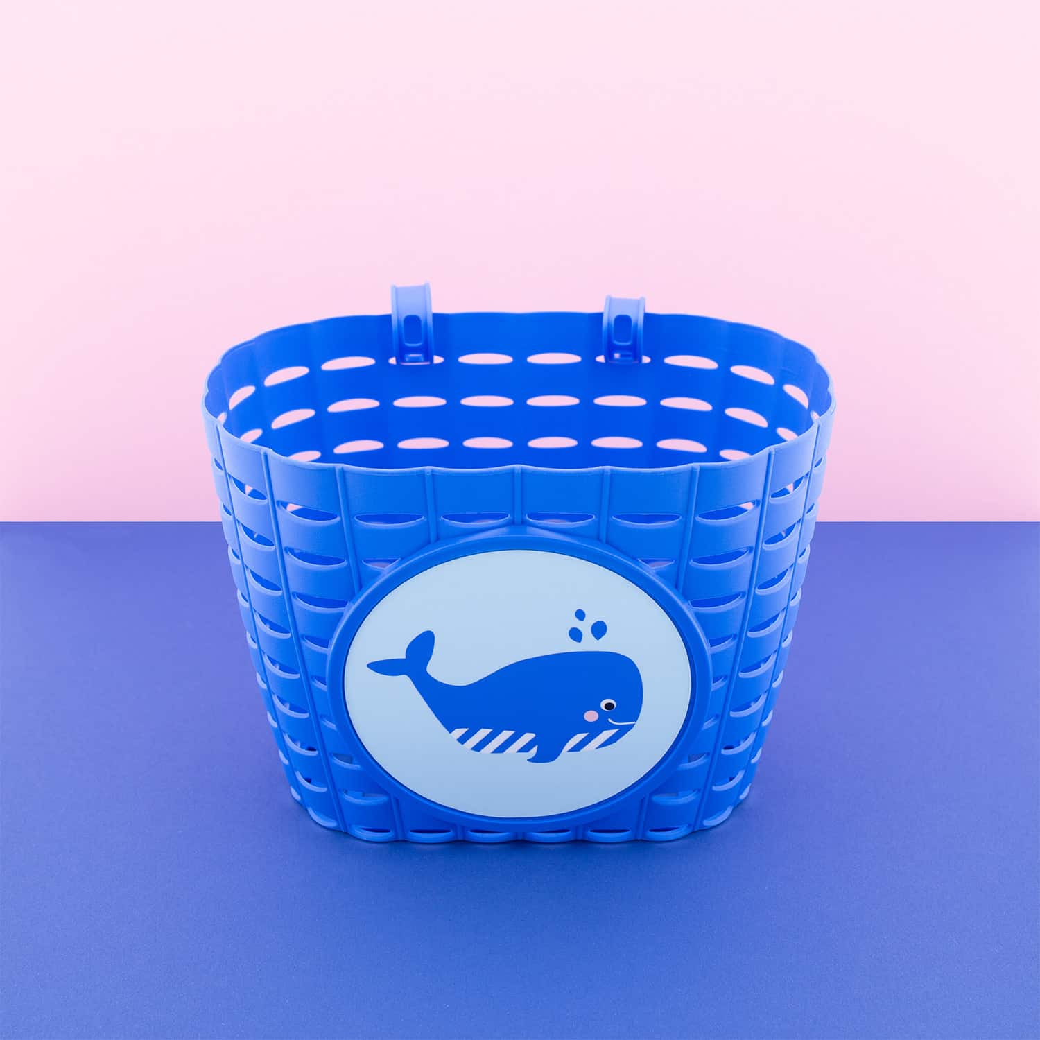 Widek bicycle basket Explorer Splashy Whale blue