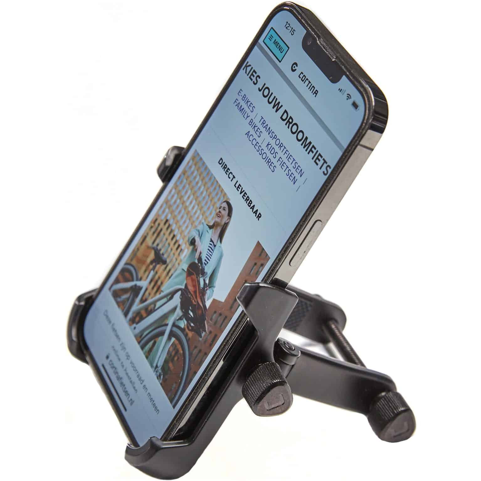 Cortina Telefoonhouder (Stuurpenbevestiging)