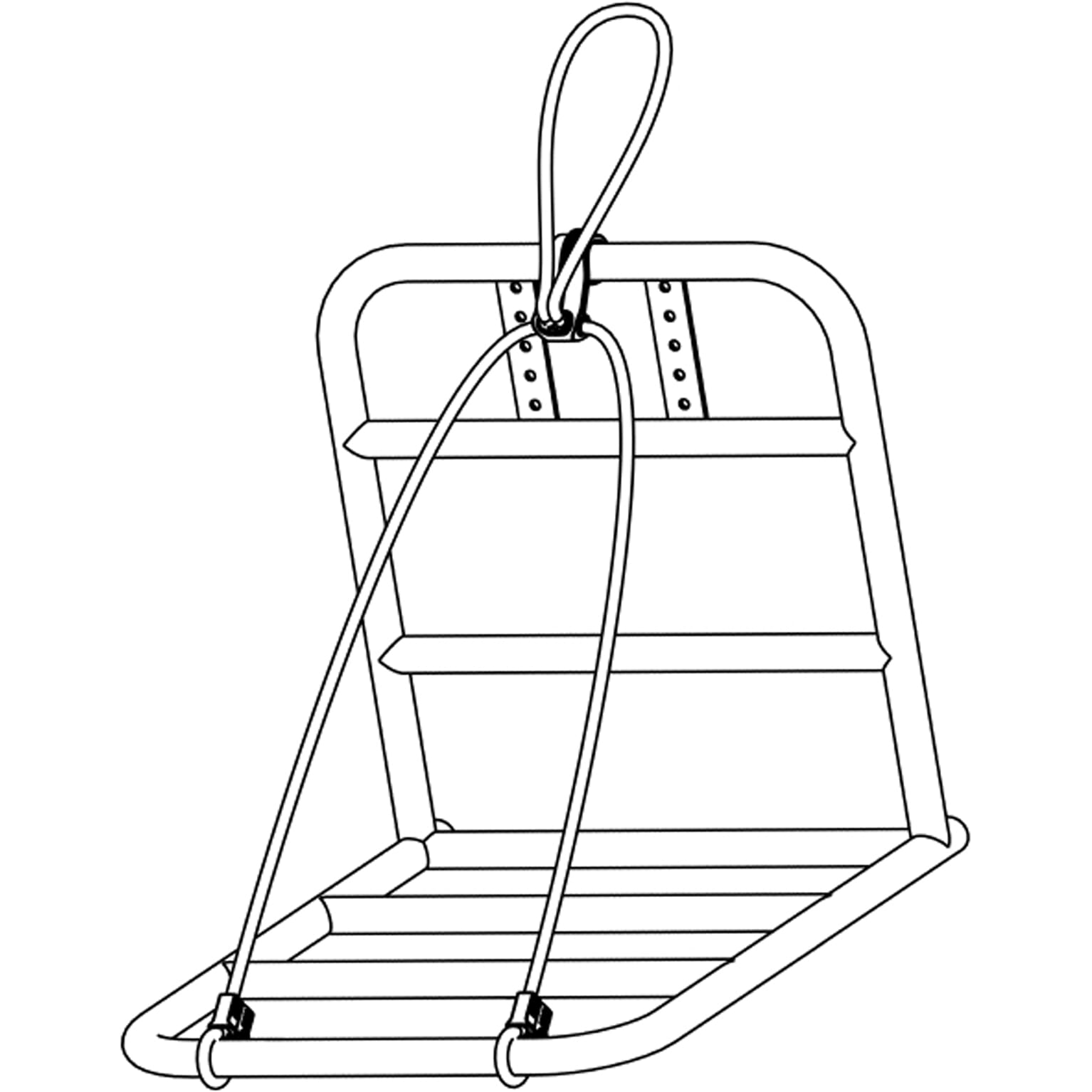 Cortina snelbinder Loopfix Jakarta wit/zwart