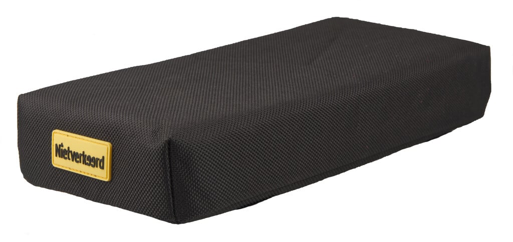 Nietverkeerd zitkussen zwart