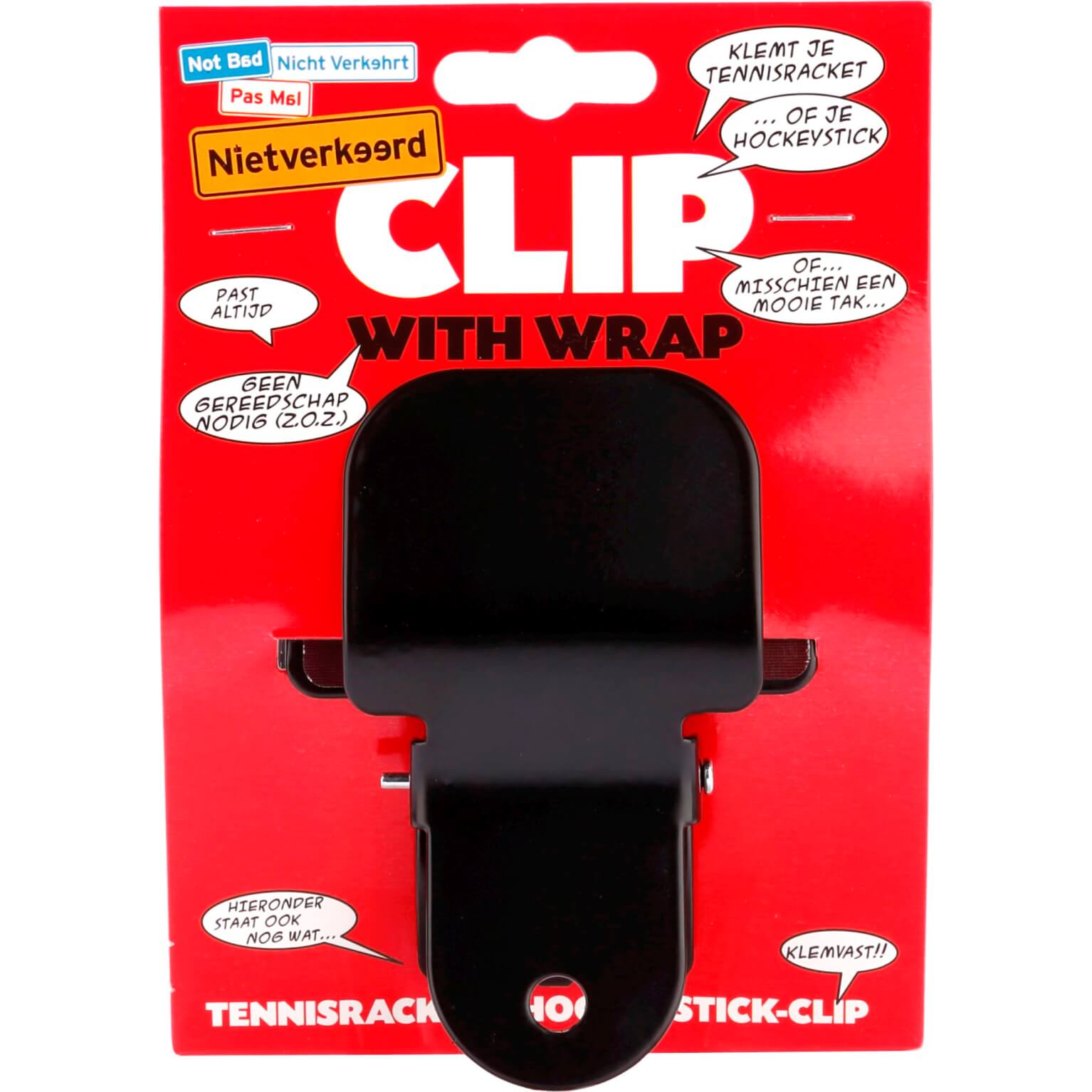 NV Hockeystick klem universeel - Zwart