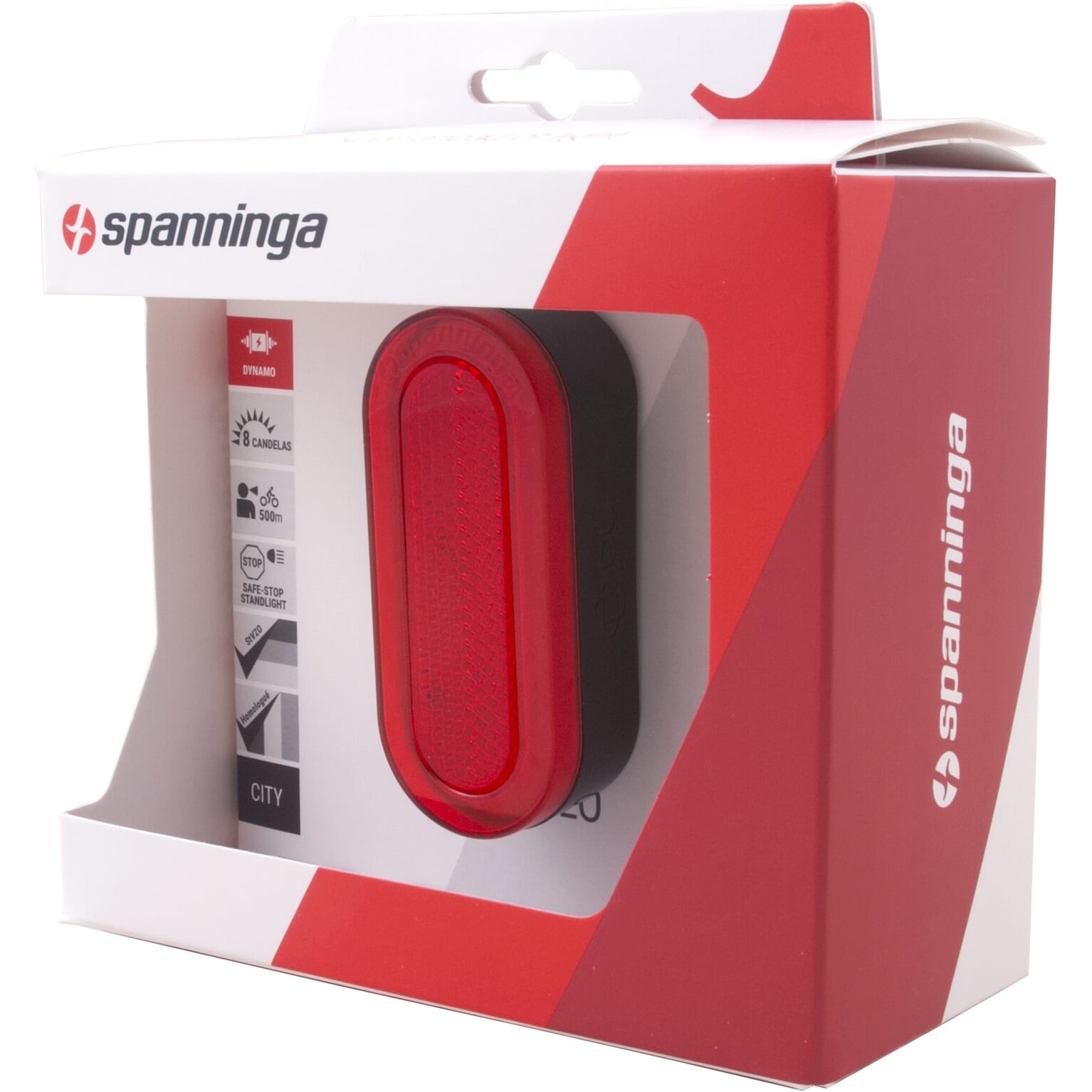 Spanninga achterlicht Halo Guard XDS dynamo spatbord