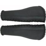 Velo Handvatten Leer Ergo 135 Zwart (Paar)