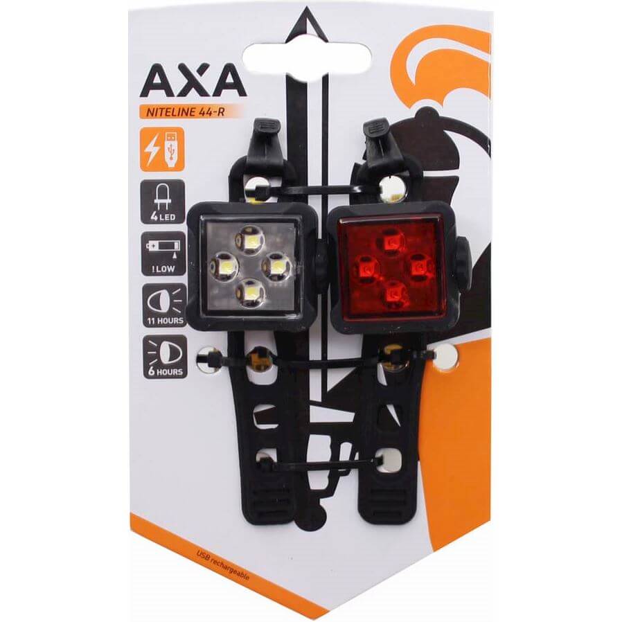 Axa verlichtingset Niteline 44 R usb