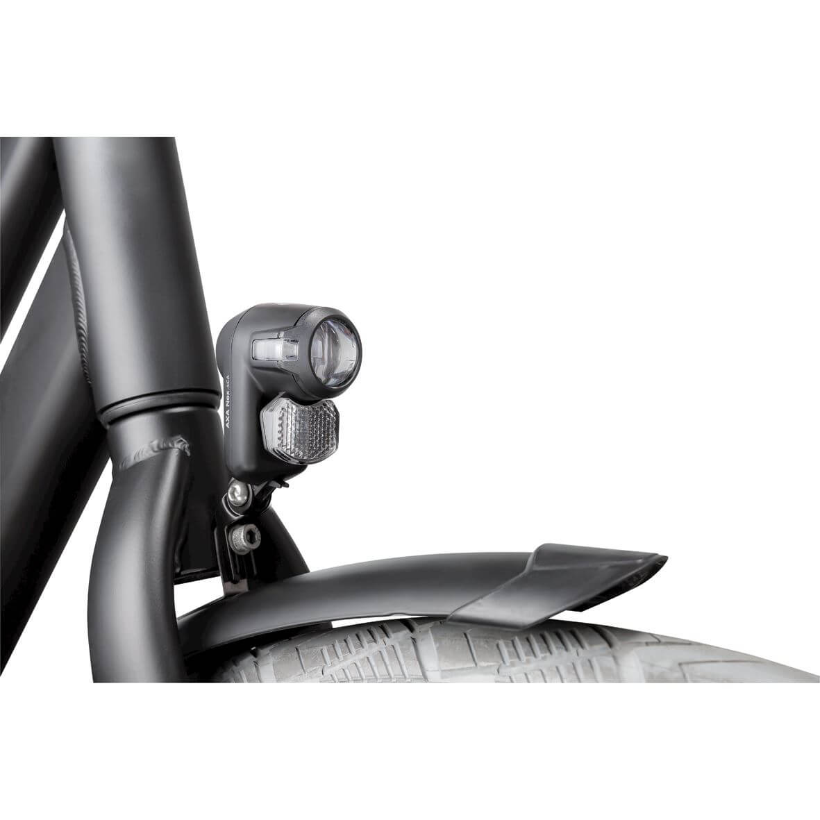 Axa koplamp Nox City auto off batterij 4 lux zwart